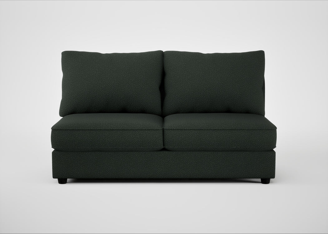 Tailor Large Armless Unit Boucle Fern / Black