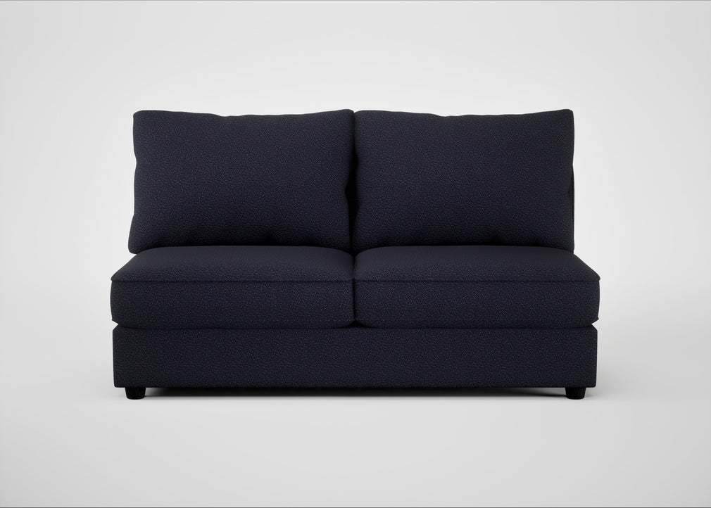 Tailor Large Armless Unit Boucle Indigo / Black