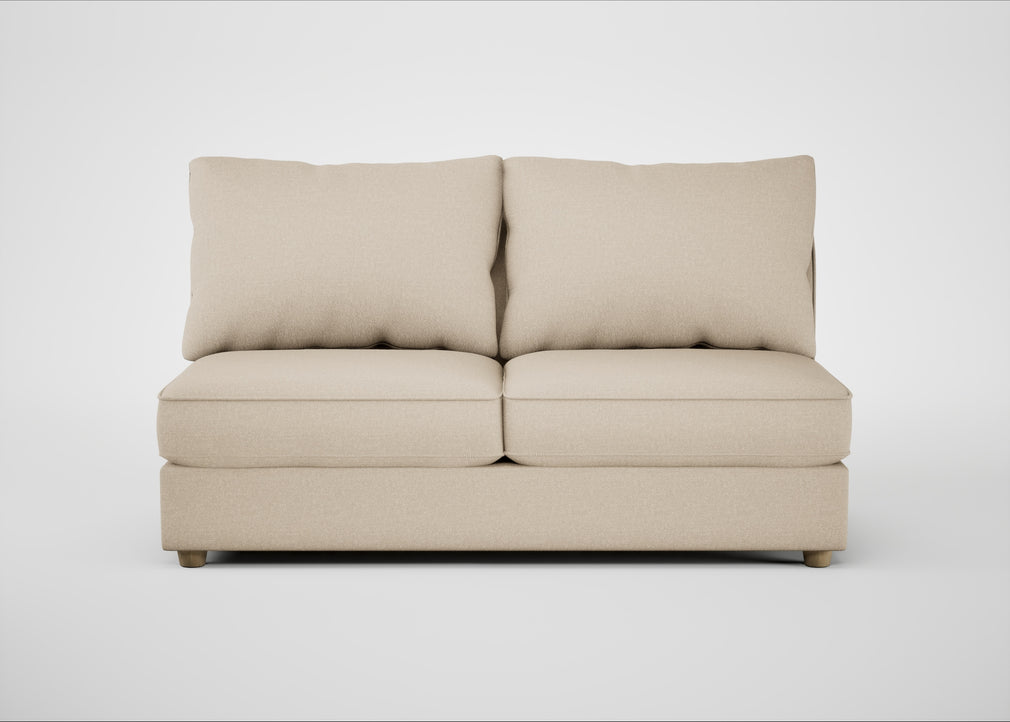 Tailor Large Armless Unit Brushed Cotton Oat / Natural