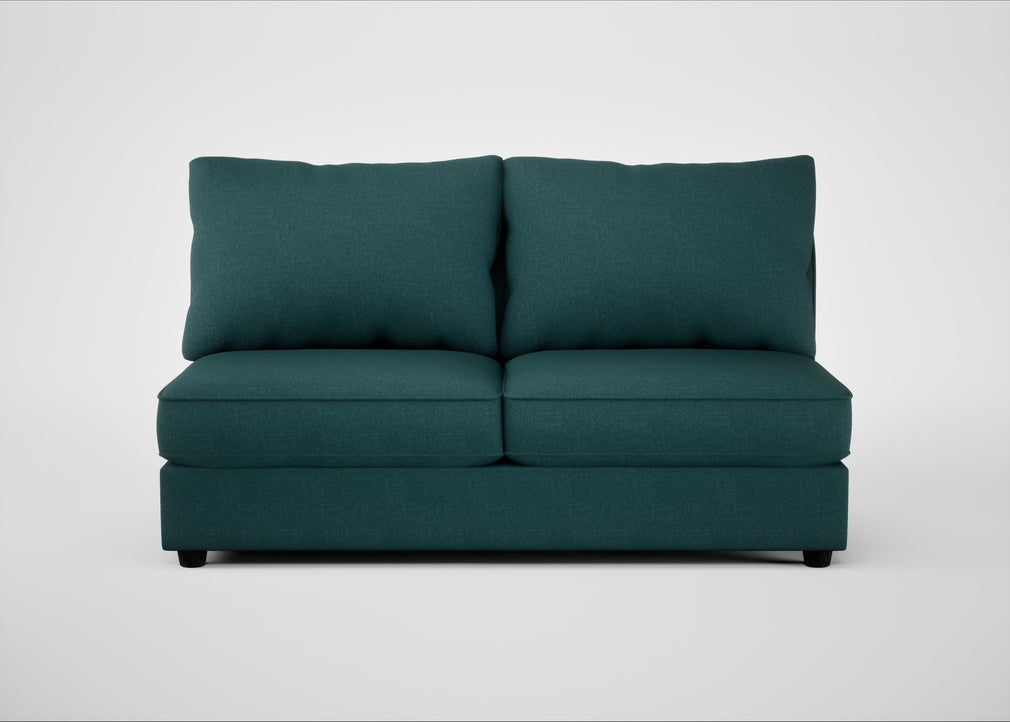Tailor Large Armless Unit Brushed Cotton Pine / Black