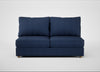 Tailor Large Armless Unit Capelo Linen-Cotton Inkspot / Natural