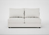 Tailor Large Armless Unit Capelo Linen-Cotton Sea Salt / Black