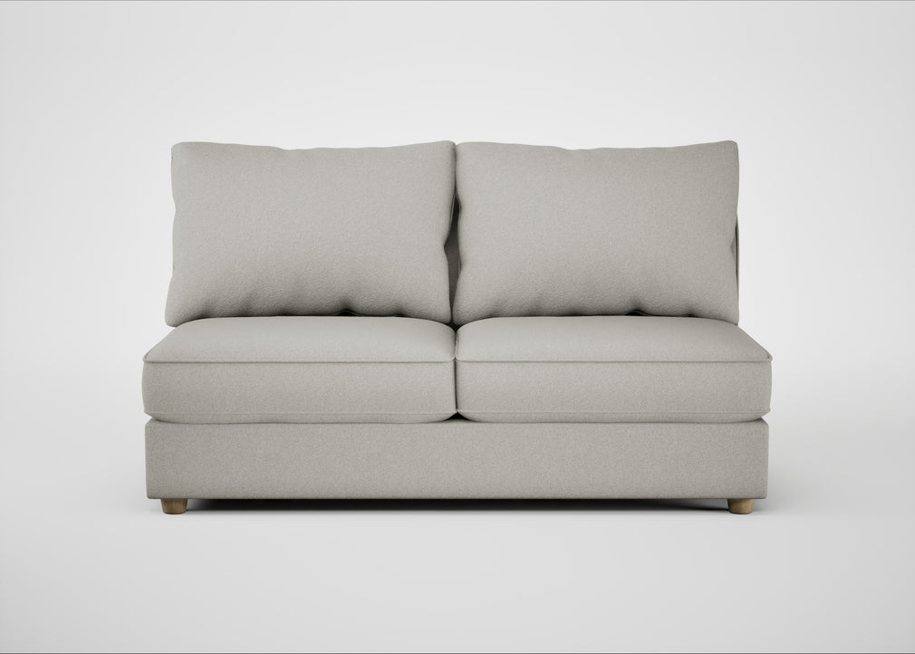 Tailor Large Armless Unit Melton Wool Limestone / Natural