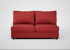 Tailor Large Armless Unit Melton Wool Red Oxide / Black
