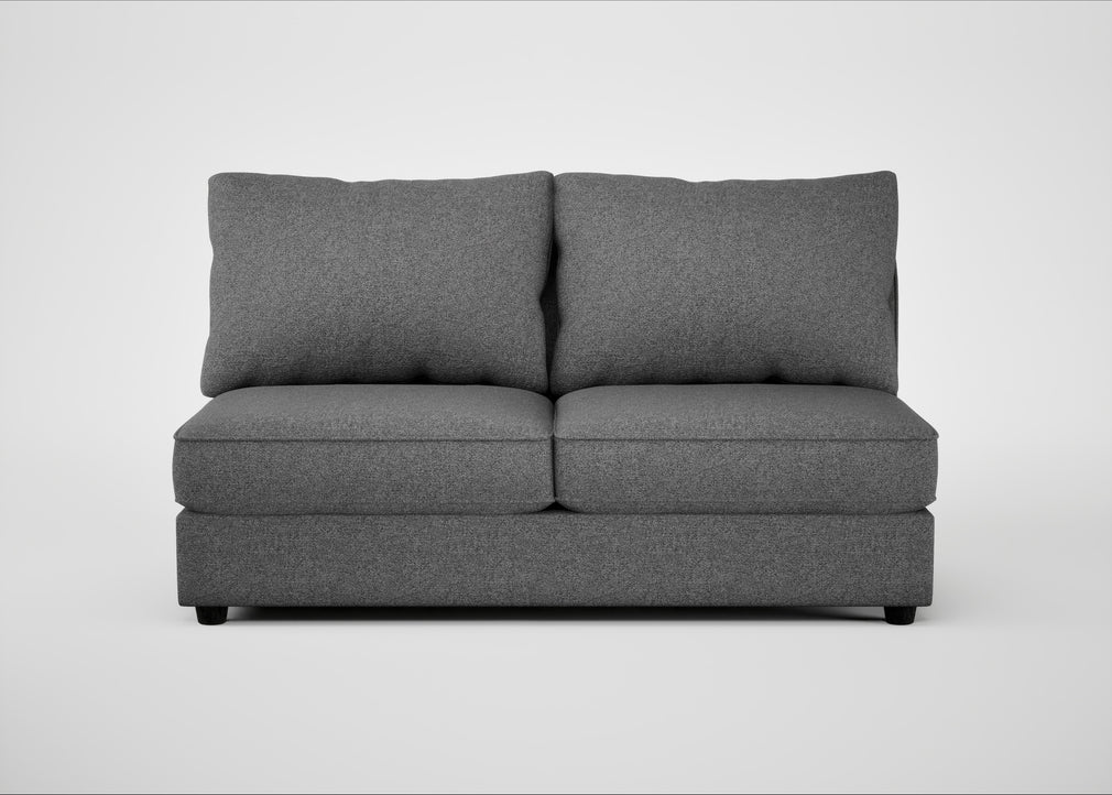 Tailor Large Armless Unit Melton Wool Shale / Black