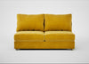 Tailor Large Armless Unit Smart Luxe Velvet Canary / Natural