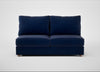 Tailor Large Armless Unit Smart Luxe Velvet Midnight / Natural