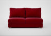 Tailor Large Armless Unit Smart Luxe Velvet Mulberry / Natural