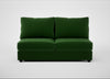 Tailor Large Armless Unit Smart Velvet Forest / Black