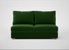 Tailor Large Armless Unit Smart Velvet Forest / Natural
