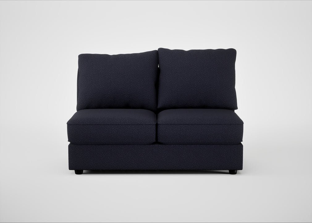Tailor Medium Armless Unit Boucle Indigo / Black