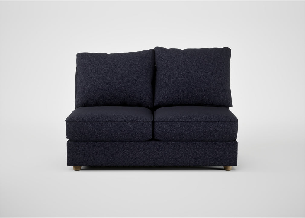 Tailor Medium Armless Unit Boucle Indigo / Natural