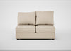 Tailor Medium Armless Unit Brushed Cotton Oat / Black