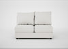 Tailor Medium Armless Unit Capelo Linen-Cotton Sea Salt / Black