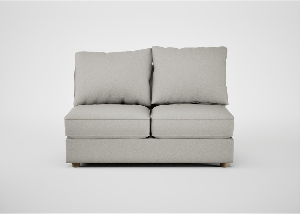 Tailor Medium Armless Unit Melton Wool Limestone / Natural
