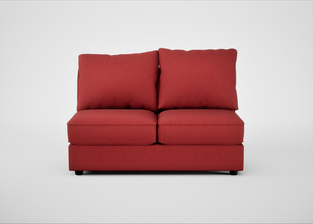 Tailor Medium Armless Unit Melton Wool Red Oxide / Black