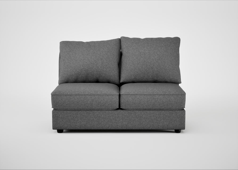 Tailor Medium Armless Unit Melton Wool Shale / Black