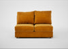 Tailor Medium Armless Unit Smart Luxe Velvet Cognac / Natural