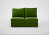 Tailor Medium Armless Unit Smart Luxe Velvet Grass / Black