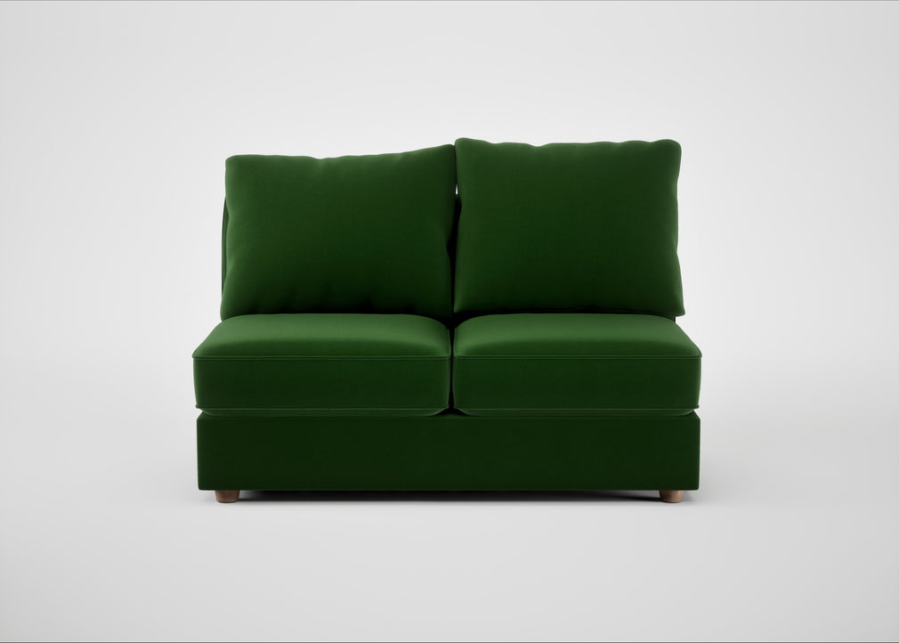 Tailor Medium Armless Unit Smart Velvet Forest / Natural