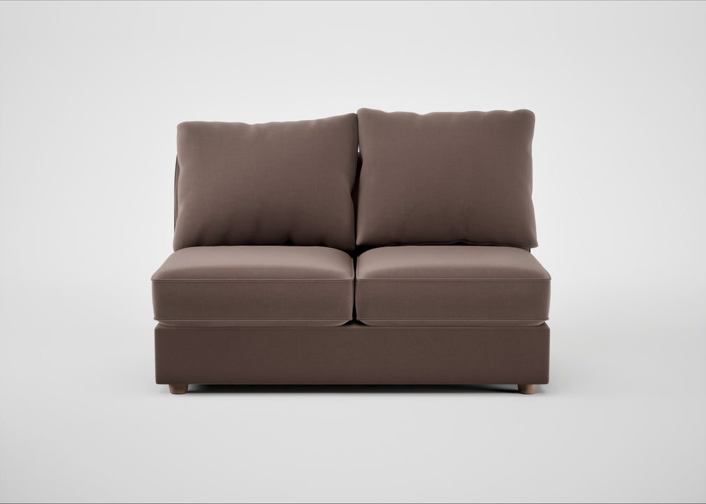 Tailor Medium Armless Unit Smart Velvet Mouse / Natural
