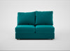 Tailor Medium Armless Unit Smart Velvet Petrol / Natural