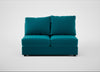 Tailor Medium Armless Unit Cotton Velvet Teal / Black