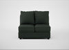 Tailor Double Armless Unit Boucle Fern / Black