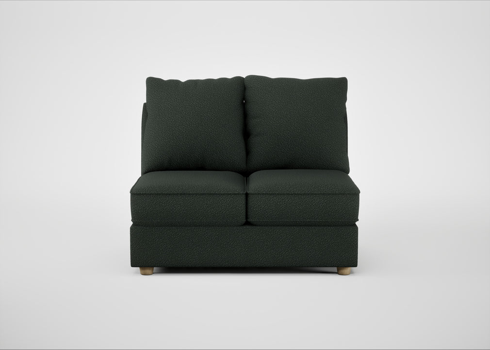Tailor Double Armless Unit Boucle Fern / Natural