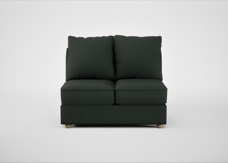 Tailor Double Armless Unit Boucle Fern / Natural