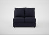 Tailor Double Armless Unit Boucle Indigo / Black