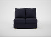 Tailor Double Armless Unit Boucle Indigo / Natural