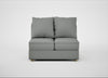 Tailor Double Armless Unit Boucle Steel / Natural