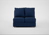 Tailor Double Armless Unit Broad Weave Lagoon / Natural