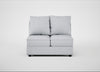 Tailor Double Armless Unit Broad Weave Tin / Black