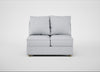 Tailor Double Armless Unit Broad Weave Tin / Natural