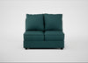 Tailor Double Armless Unit Brushed Cotton Pine / Black