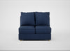 Tailor Double Armless Unit Capelo Linen-Cotton Inkspot / Natural