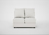 Tailor Double Armless Unit Capelo Linen-Cotton Sea Salt / Black