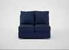 Tailor Double Armless Unit Melton Wool New Navy / Natural