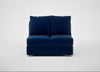 Tailor Double Armless Unit Smart Velvet Dusk / Natural