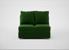 Tailor Double Armless Unit Smart Velvet Forest / Natural