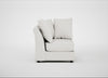 Tailor Curved Right Hand Facing Corner Unit Capelo Linen-Cotton Sea Salt / Black