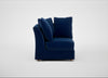 Tailor Curved Right Hand Facing Corner Unit Smart Velvet Dusk / Natural