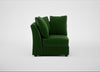 Tailor Curved Right Hand Facing Corner Unit Smart Velvet Forest / Black