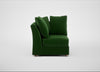 Tailor Curved Right Hand Facing Corner Unit Smart Velvet Forest / Natural