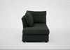 Tailor Left Hand Facing Chaise Unit Boucle Fern / Black