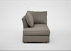 Tailor Left Hand Facing Chaise Unit Broad Weave Pebble / Natural