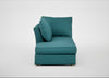 Tailor Left Hand Facing Chaise Unit Brushed Cotton Cadet / Natural