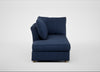Tailor Left Hand Facing Chaise Unit Capelo Linen-Cotton Inkspot / Natural